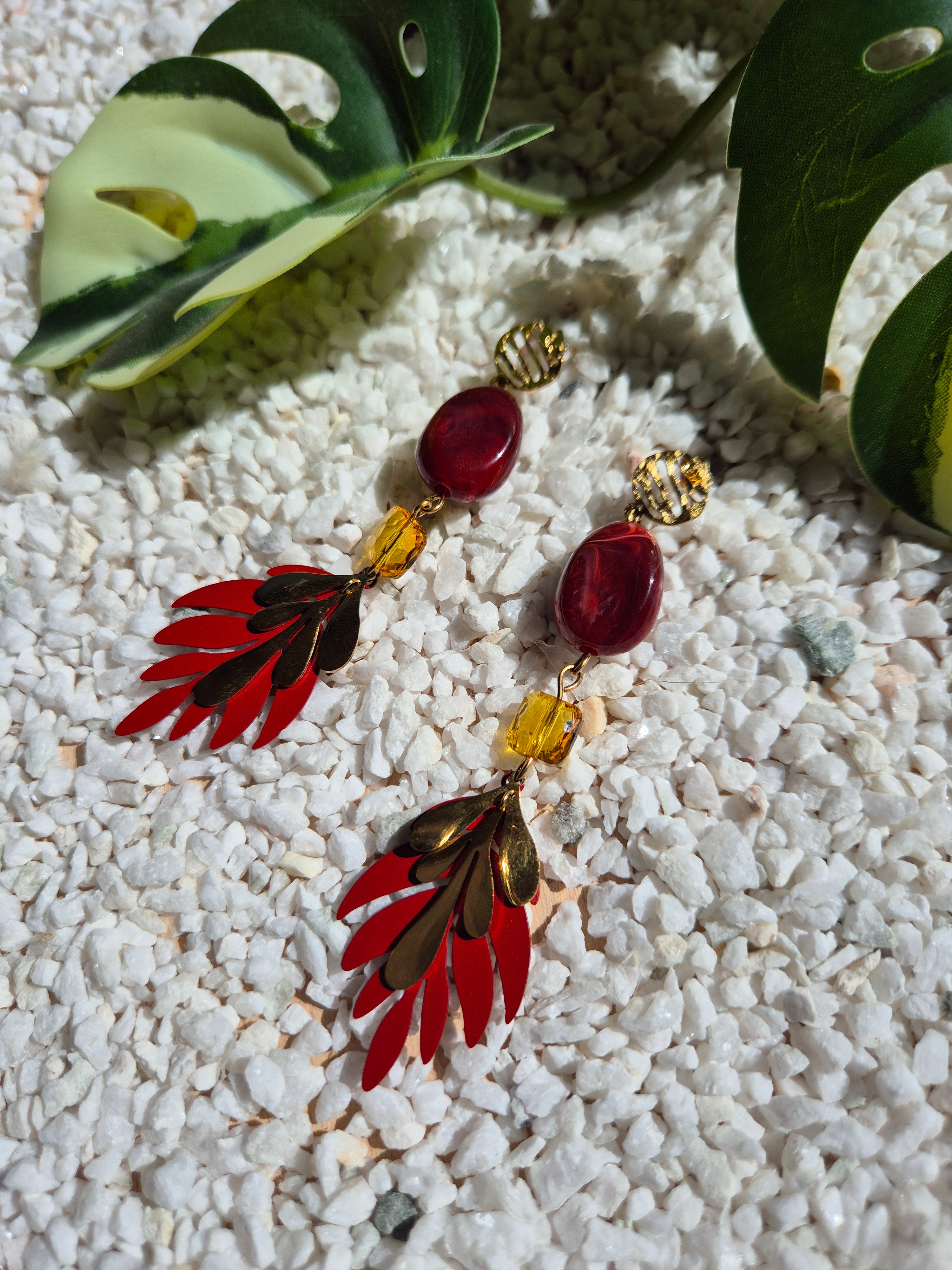 Boucles d'oreilles AMAZORA