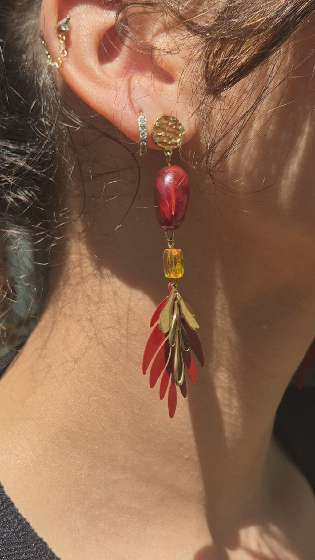 Boucles d'oreilles AMAZORA