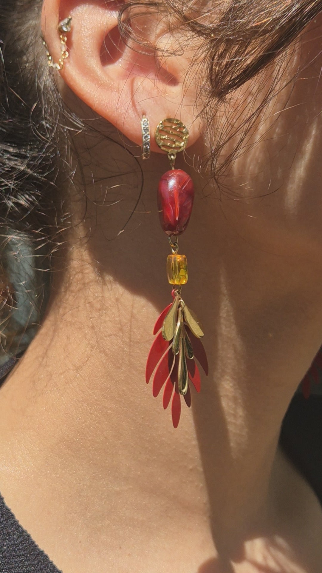 Boucles d'oreilles AMAZORA